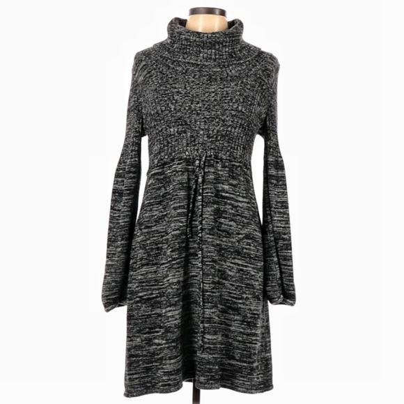 Calvin Klein Dresses & Skirts - Calvin Klein Turtleneck Heather Gray Sweater Dress